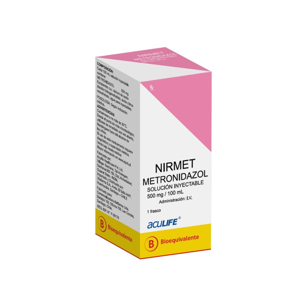 Nirmet solución inyectable 500 mg/100 mL